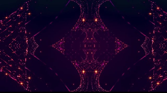 Red Sparkel Particles Vj DJ motion graphic