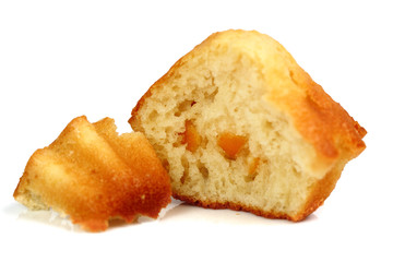 Cupcake with Candied Orange Peel