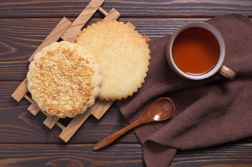 Tea and two gingerbreads