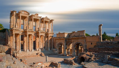 Celsus Library in Ephesus  - Kusadasi, Aydin, Turkey