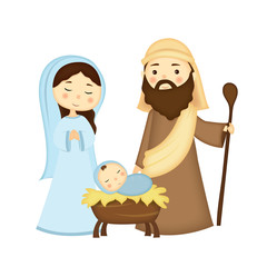 illustrazione sacra famiglia