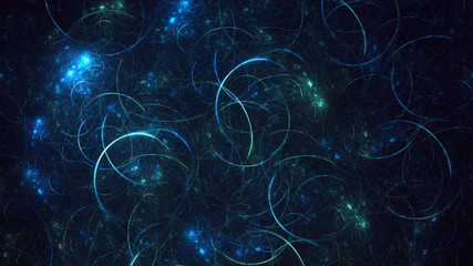 Fractal 3D rendering abstract light surreal background