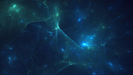 Fractal 3D rendering abstract light surreal background