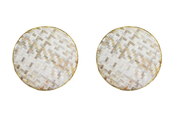 Bouncers resting on a white background