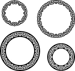 Celtic Ornate Ring Pattern Set