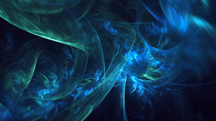 Fractal 3D rendering abstract light surreal background