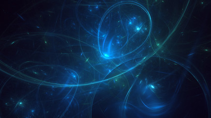 Fractal 3D rendering abstract light surreal background