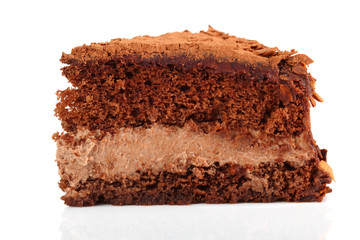 piece of chocolate cake