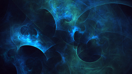 Fractal 3D rendering abstract light surreal background