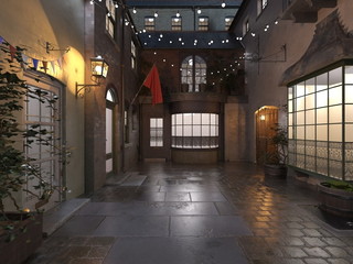 Fototapeta premium 住宅街