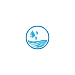 Drop logo template vector icon design