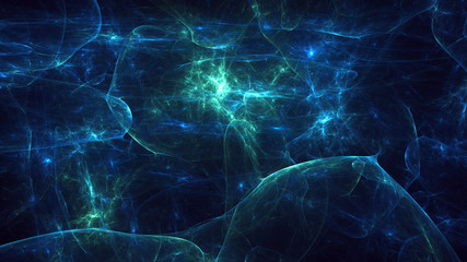 Fototapeta premium Fractal 3D rendering abstract light surreal background