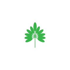 leaf vector template icon design