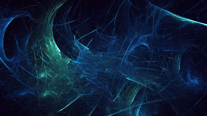 Fractal 3D rendering abstract light surreal background