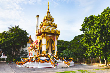 Buddhist Temples in Ayutthaya City in Thailand.