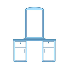 Dresser With Mirror Icon