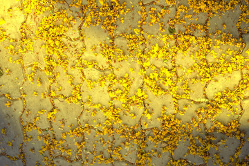 Shiny gold brick texture,abstract background,golden pattern