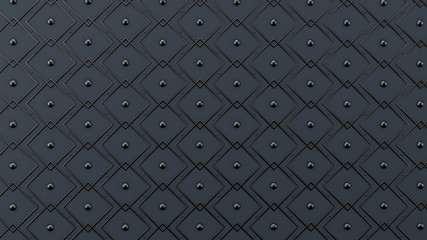 Interior pattern, architectural background. 3d illustration, 3d rendering.