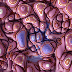 Soft, nice abstract background in bright colors. 3d illustration, 3d rendering.