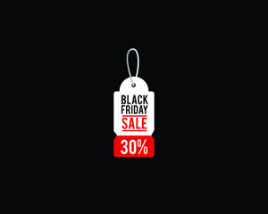 Black Friday Sale Poster, Black Friday 30% Sale