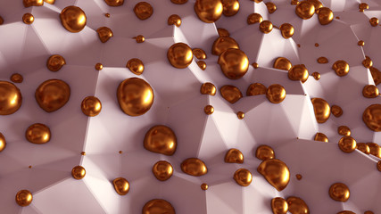 Obraz premium Interior pattern, architectural background. 3d illustration, 3d rendering.