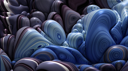Fototapeta premium Soft, nice abstract background in bright colors. 3d illustration, 3d rendering.