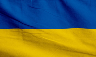 Flag of Ukraine retro background