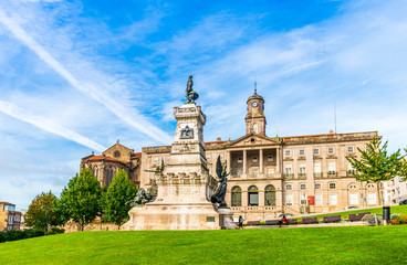 Palace of the Stock Exchange in Porto Portugal