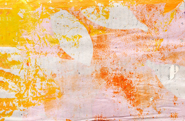 Yellow Orange Abstract Textured Background