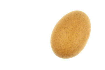 chicken egg isolated on white background.