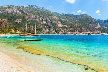 Foto op Canvas Panoramic island view on amazing bay Ionian Sea © Emoji Smileys People