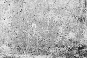 Texture of a concrete wall with cracks and scratches which can be used as a background