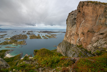 Fototapeta na wymiar Rødøy Island, Helgeland Northern Norway