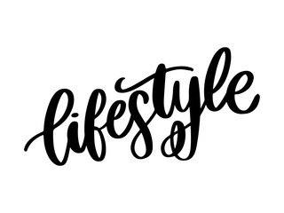 vector background lifestyle healthy food poster or banner with hand drawn fruits and Lettering text healthy lifestyle on green backdrop.