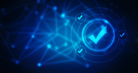 2d illustration Checkbox Tick