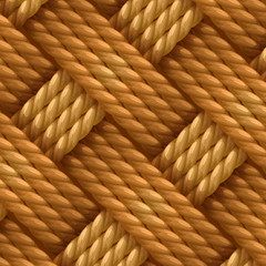 Natural Hemp Fiber Sisal Rope, Manila Rope ,Jute Rope weaving pattern wicker background vector illustration