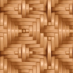 bamboo wood weaving pattern, natural wicker texture surface theme concept, vector illustration