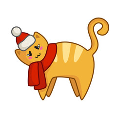 vector kawaii Christmas collection