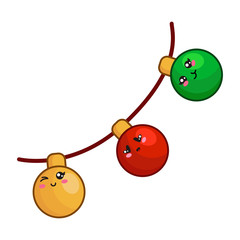 vector kawaii Christmas collection