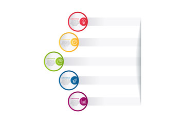 infographic flow chart design . business infographic concept for presentations, banner, workflow layout, process diagram, flow chart and how it work