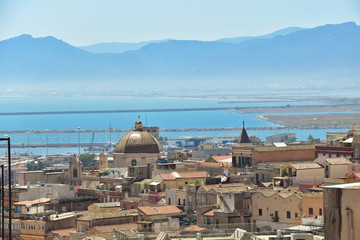 Panorama miasta Cagliari Sardynia © Barbara Bajorek