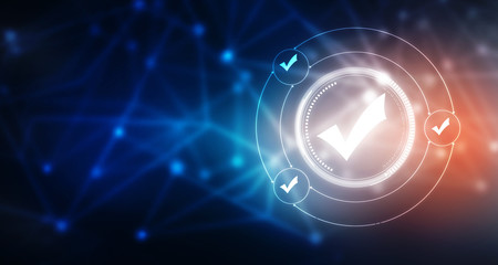 2d illustration Checkbox Tick