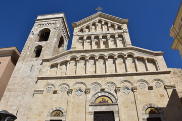 Fototapeta na wymiar Katedra Santa Maria di Castello Sardynia