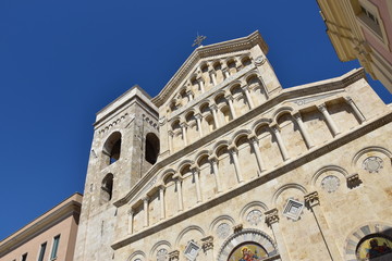 Fototapeta na wymiar Katedra Santa Maria di Castello Sardynia