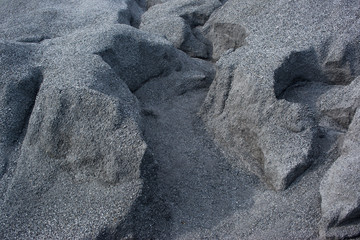 Obraz premium Landscape of Gravel pile for construction