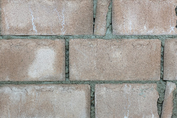 Texture of old gray concrete wall for background. Horizontal design on cement and concrete texture for pattern and background.