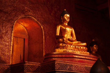 Phra Buddha Si Hing,famous Buddha image in Thailand, Wat Phra Sing, Chiang Mai, Thailand