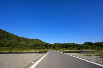四万十川　佐田の沈下橋