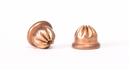 Copper cartridges for an alarmpistol
