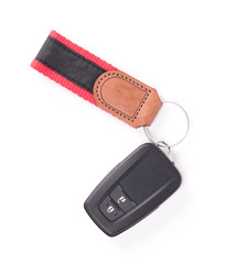 Close up of car remote control